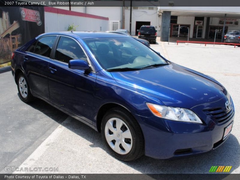 Blue Ribbon Metallic / Ash 2007 Toyota Camry CE