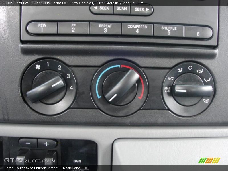 Silver Metallic / Medium Flint 2005 Ford F250 Super Duty Lariat FX4 Crew Cab 4x4