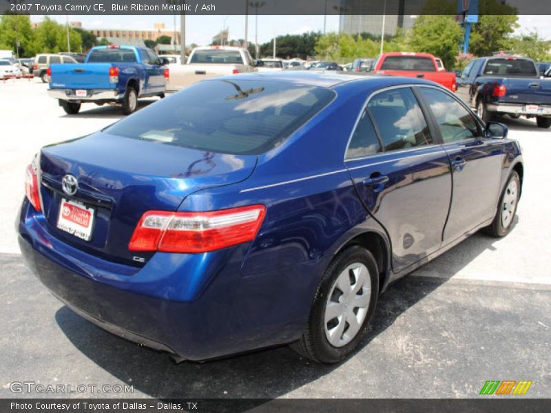 Blue Ribbon Metallic / Ash 2007 Toyota Camry CE