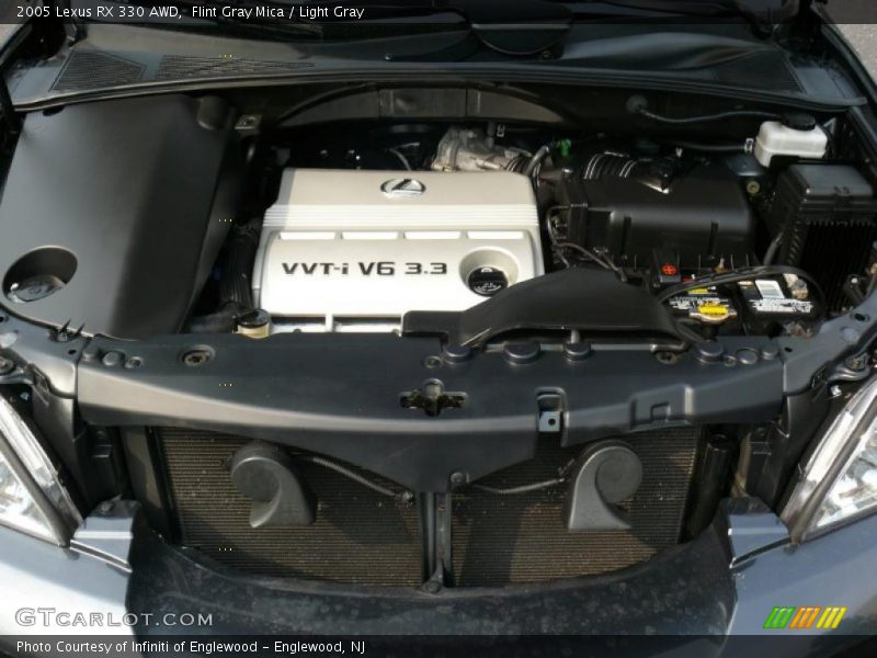 Flint Gray Mica / Light Gray 2005 Lexus RX 330 AWD