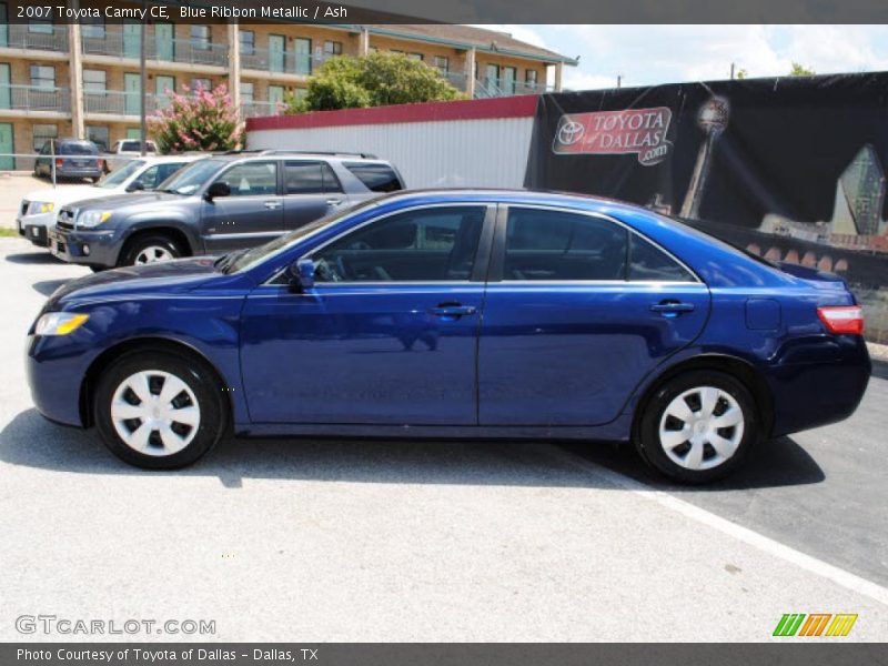 Blue Ribbon Metallic / Ash 2007 Toyota Camry CE