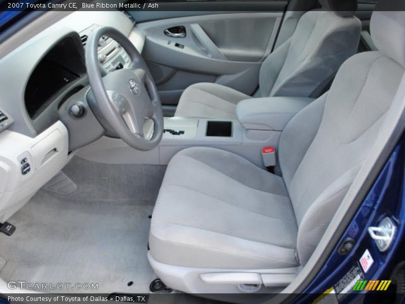 Blue Ribbon Metallic / Ash 2007 Toyota Camry CE