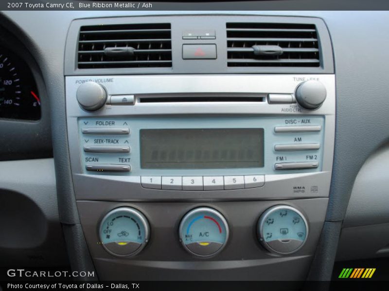 Blue Ribbon Metallic / Ash 2007 Toyota Camry CE
