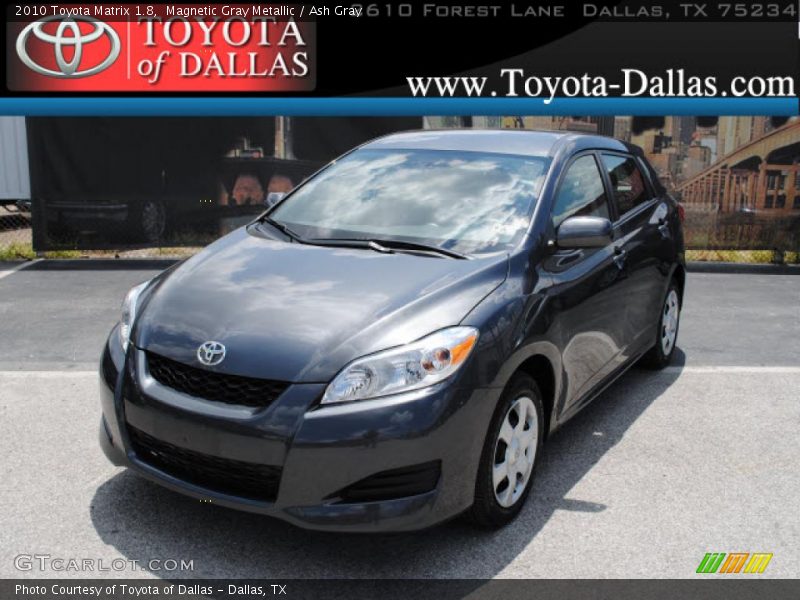 Magnetic Gray Metallic / Ash Gray 2010 Toyota Matrix 1.8