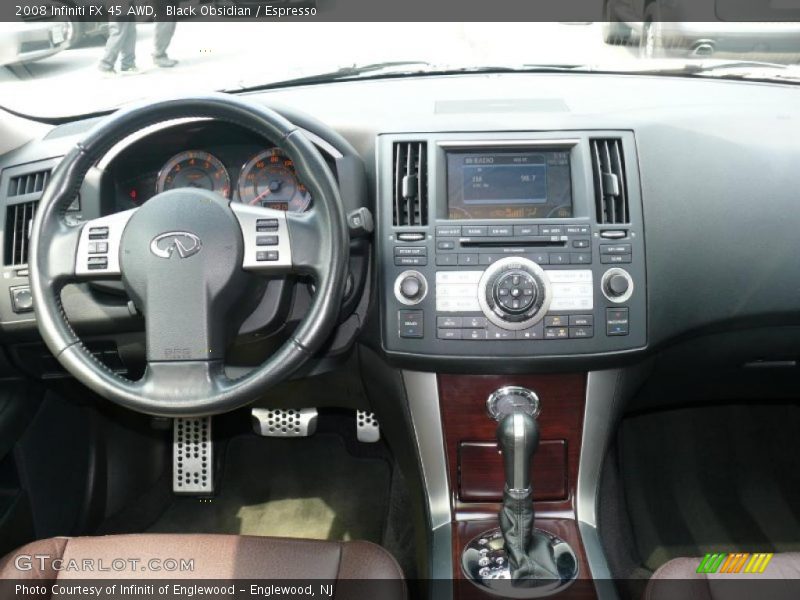 Black Obsidian / Espresso 2008 Infiniti FX 45 AWD