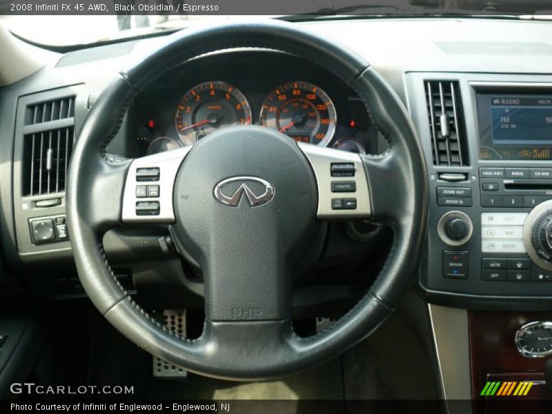 Black Obsidian / Espresso 2008 Infiniti FX 45 AWD