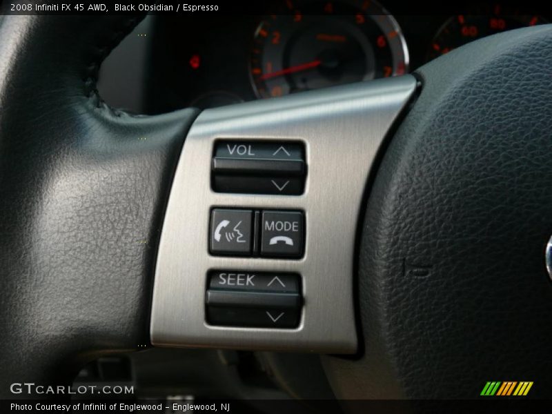 Black Obsidian / Espresso 2008 Infiniti FX 45 AWD