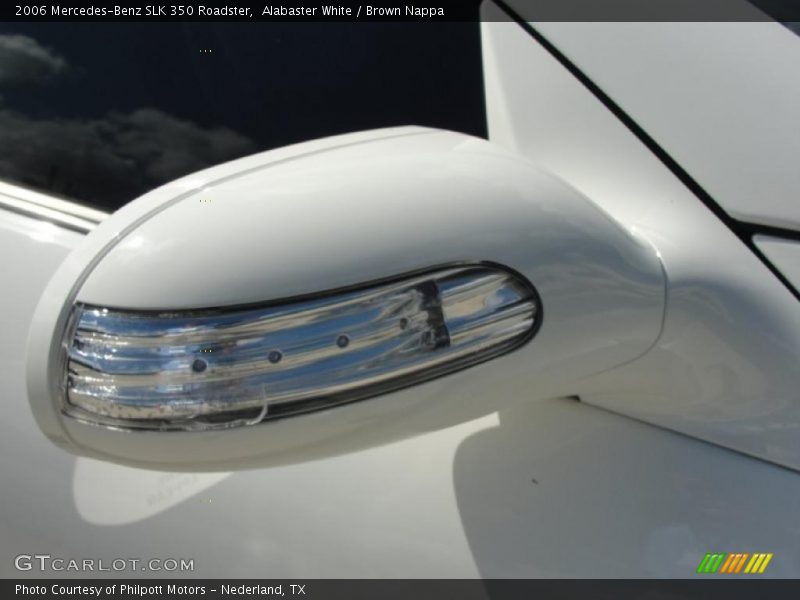 Alabaster White / Brown Nappa 2006 Mercedes-Benz SLK 350 Roadster