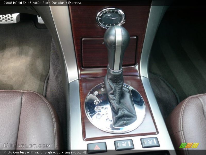 Black Obsidian / Espresso 2008 Infiniti FX 45 AWD