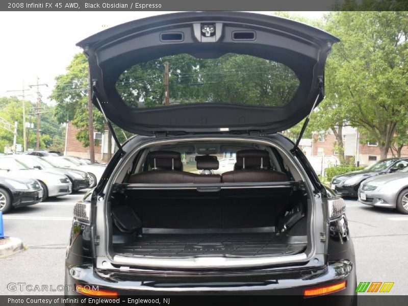 Black Obsidian / Espresso 2008 Infiniti FX 45 AWD