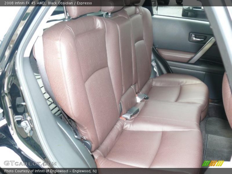 Black Obsidian / Espresso 2008 Infiniti FX 45 AWD