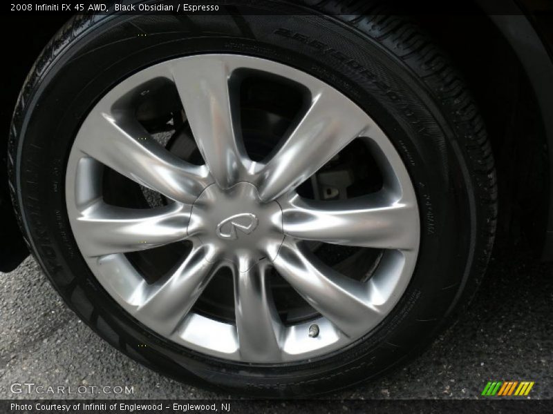 Black Obsidian / Espresso 2008 Infiniti FX 45 AWD