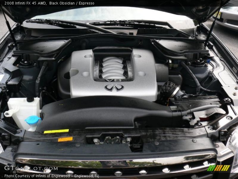 Black Obsidian / Espresso 2008 Infiniti FX 45 AWD