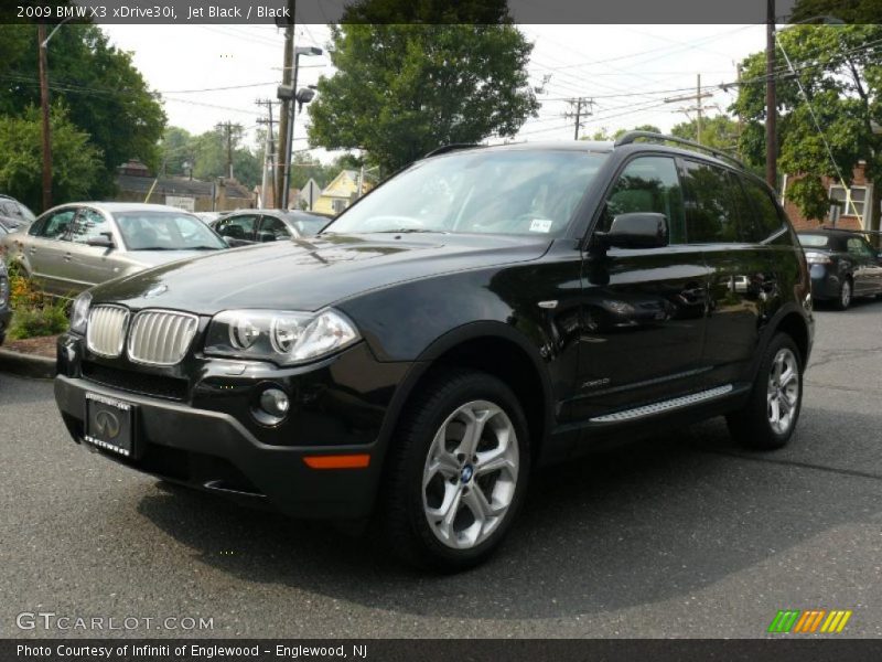 Jet Black / Black 2009 BMW X3 xDrive30i