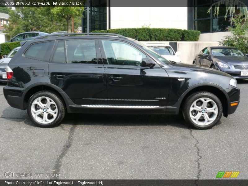 Jet Black / Black 2009 BMW X3 xDrive30i