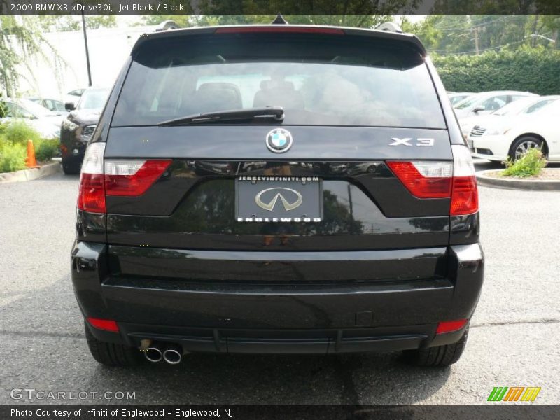 Jet Black / Black 2009 BMW X3 xDrive30i