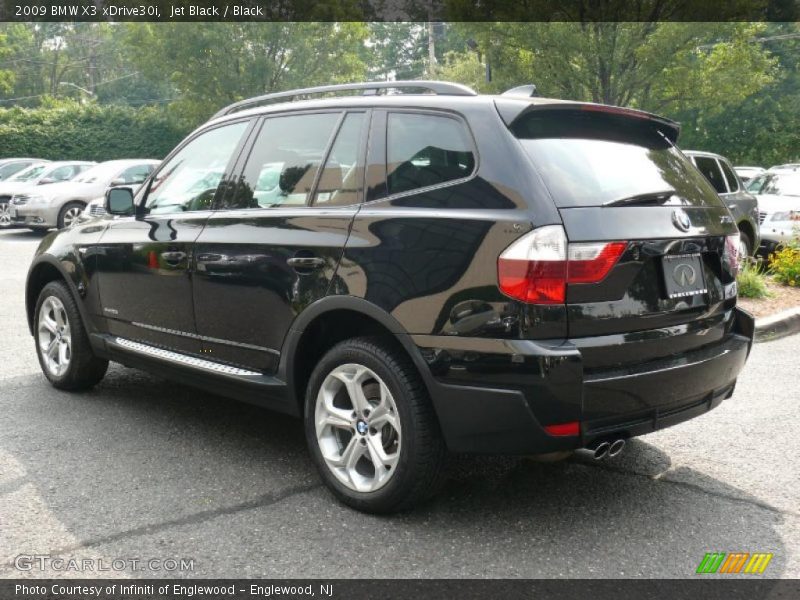 Jet Black / Black 2009 BMW X3 xDrive30i