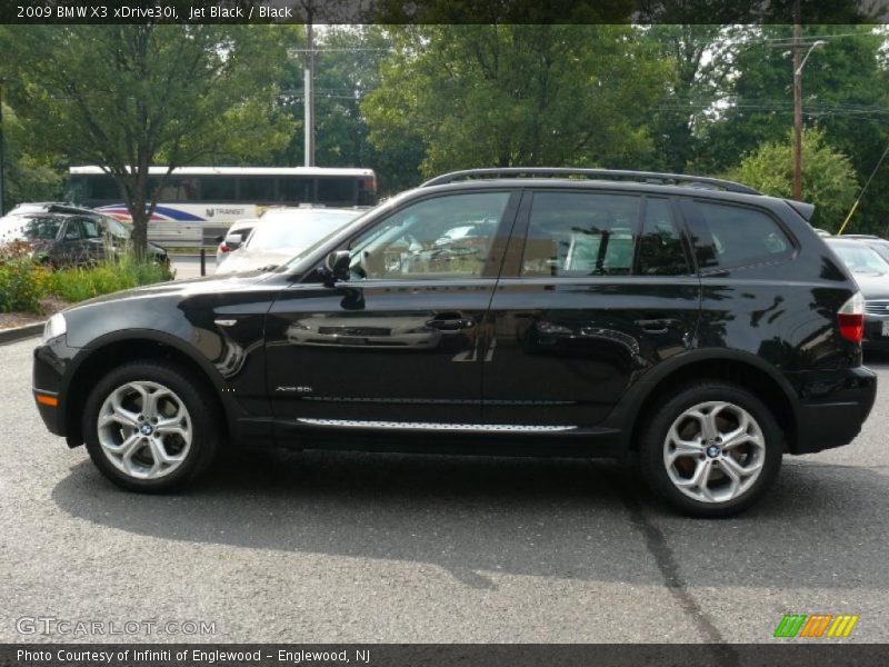 Jet Black / Black 2009 BMW X3 xDrive30i