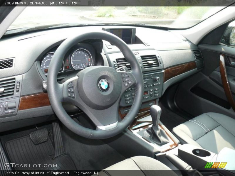 Jet Black / Black 2009 BMW X3 xDrive30i