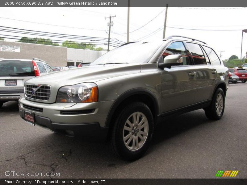 Willow Green Metallic / Sandstone 2008 Volvo XC90 3.2 AWD