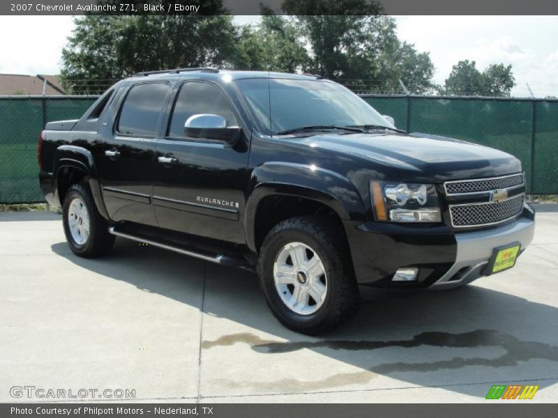 Black / Ebony 2007 Chevrolet Avalanche Z71