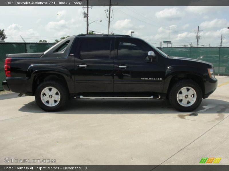 Black / Ebony 2007 Chevrolet Avalanche Z71