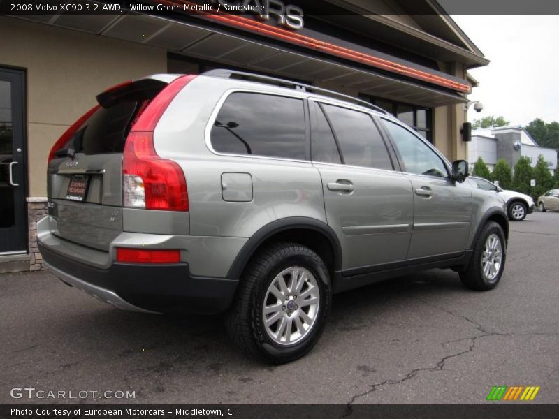 Willow Green Metallic / Sandstone 2008 Volvo XC90 3.2 AWD