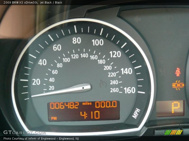Jet Black / Black 2009 BMW X3 xDrive30i