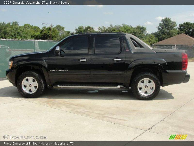 Black / Ebony 2007 Chevrolet Avalanche Z71