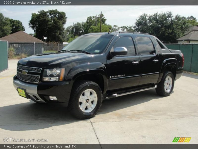 Black / Ebony 2007 Chevrolet Avalanche Z71