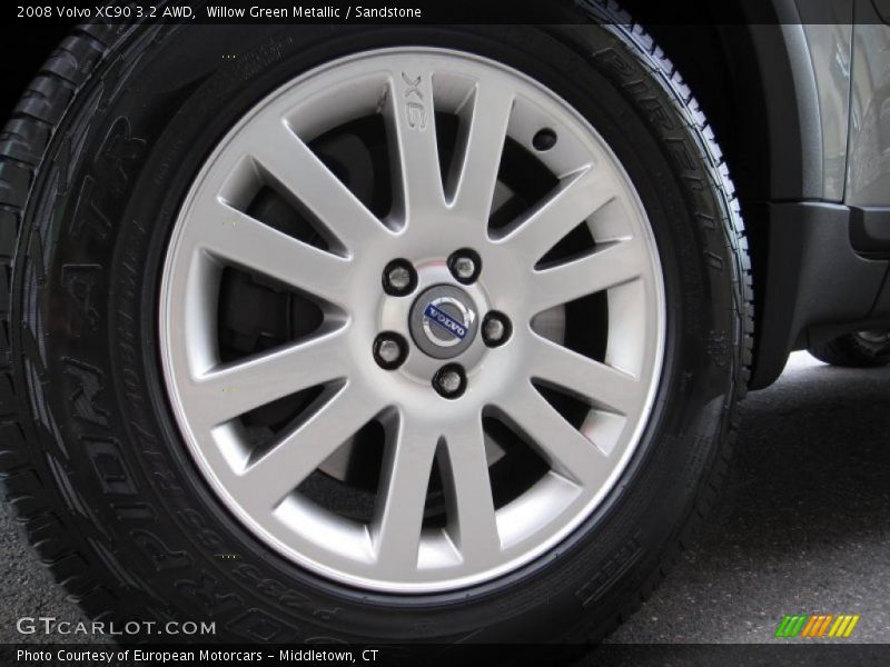 Willow Green Metallic / Sandstone 2008 Volvo XC90 3.2 AWD