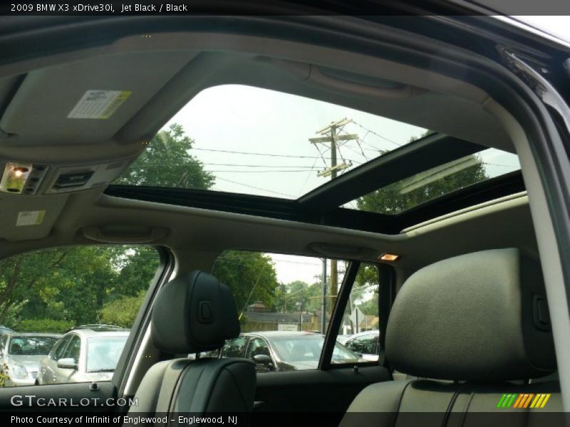 Jet Black / Black 2009 BMW X3 xDrive30i