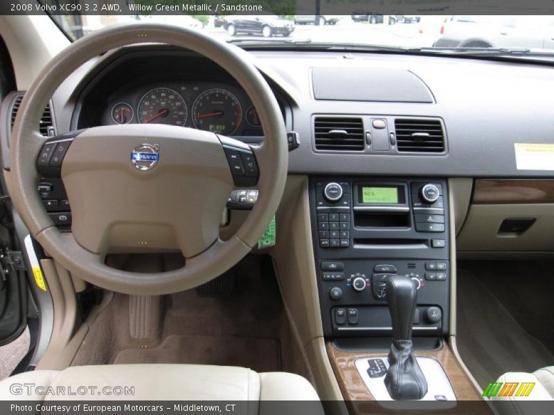 Willow Green Metallic / Sandstone 2008 Volvo XC90 3.2 AWD