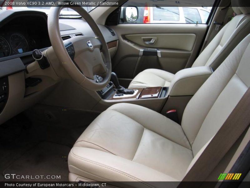 Willow Green Metallic / Sandstone 2008 Volvo XC90 3.2 AWD