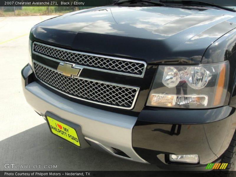 Black / Ebony 2007 Chevrolet Avalanche Z71