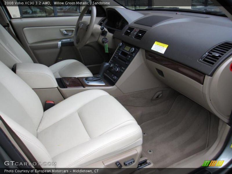 Willow Green Metallic / Sandstone 2008 Volvo XC90 3.2 AWD