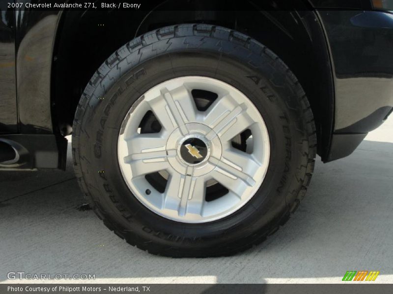 Black / Ebony 2007 Chevrolet Avalanche Z71