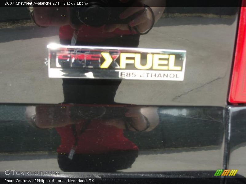 Black / Ebony 2007 Chevrolet Avalanche Z71