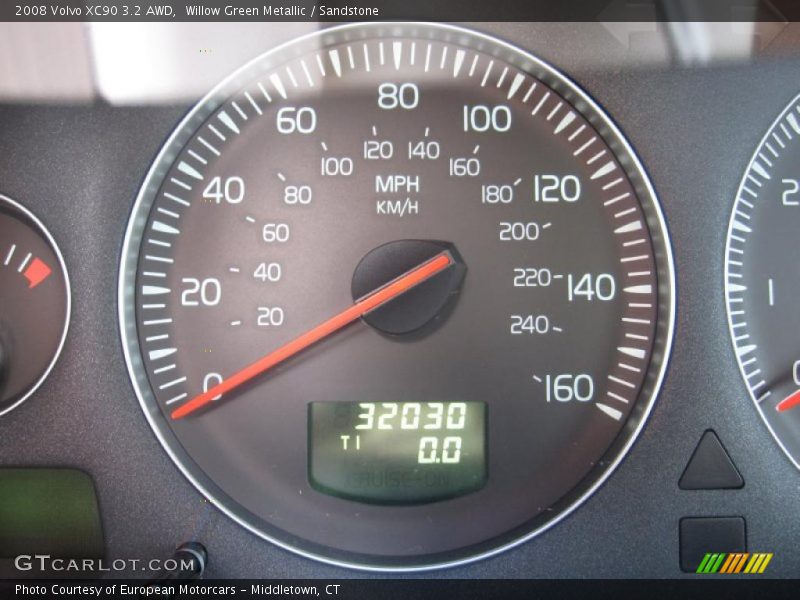 Willow Green Metallic / Sandstone 2008 Volvo XC90 3.2 AWD