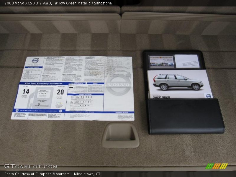 Willow Green Metallic / Sandstone 2008 Volvo XC90 3.2 AWD