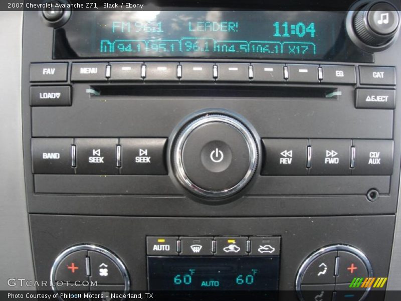 Black / Ebony 2007 Chevrolet Avalanche Z71