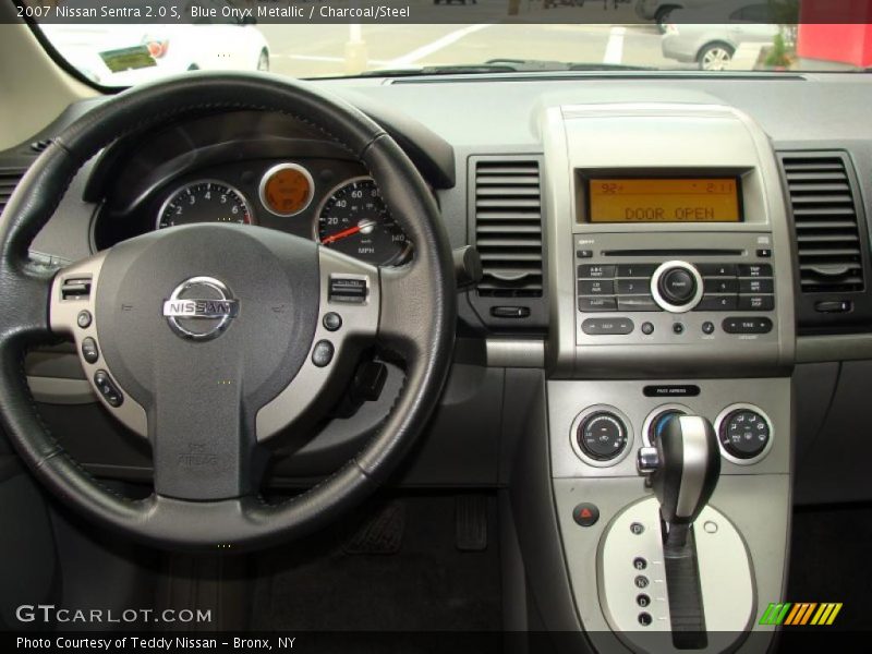 Blue Onyx Metallic / Charcoal/Steel 2007 Nissan Sentra 2.0 S