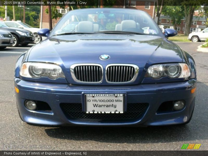 Mystic Blue Metallic / Grey 2005 BMW M3 Convertible