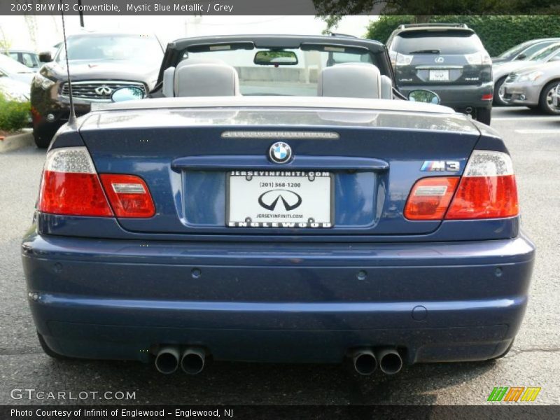 Mystic Blue Metallic / Grey 2005 BMW M3 Convertible