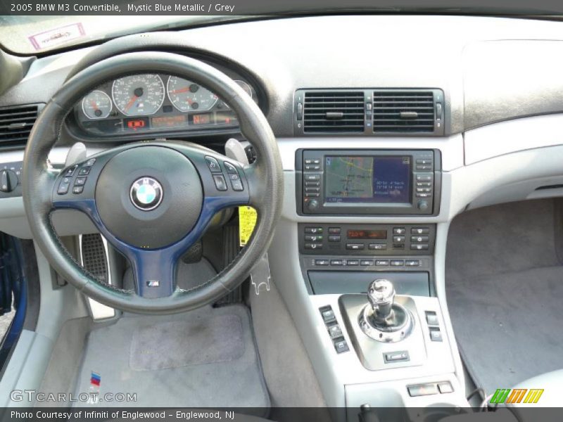 Mystic Blue Metallic / Grey 2005 BMW M3 Convertible