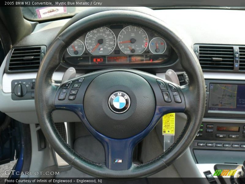 Mystic Blue Metallic / Grey 2005 BMW M3 Convertible