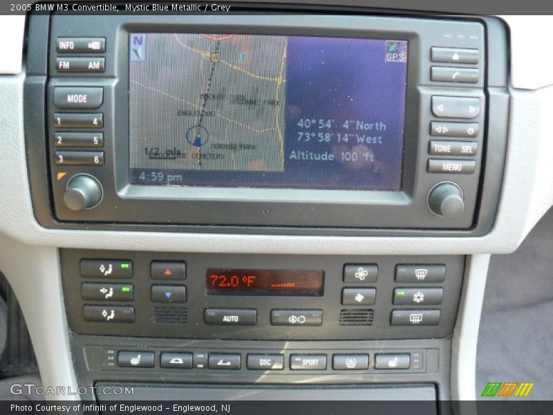 Mystic Blue Metallic / Grey 2005 BMW M3 Convertible