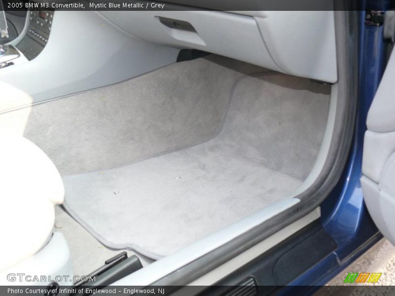 Mystic Blue Metallic / Grey 2005 BMW M3 Convertible