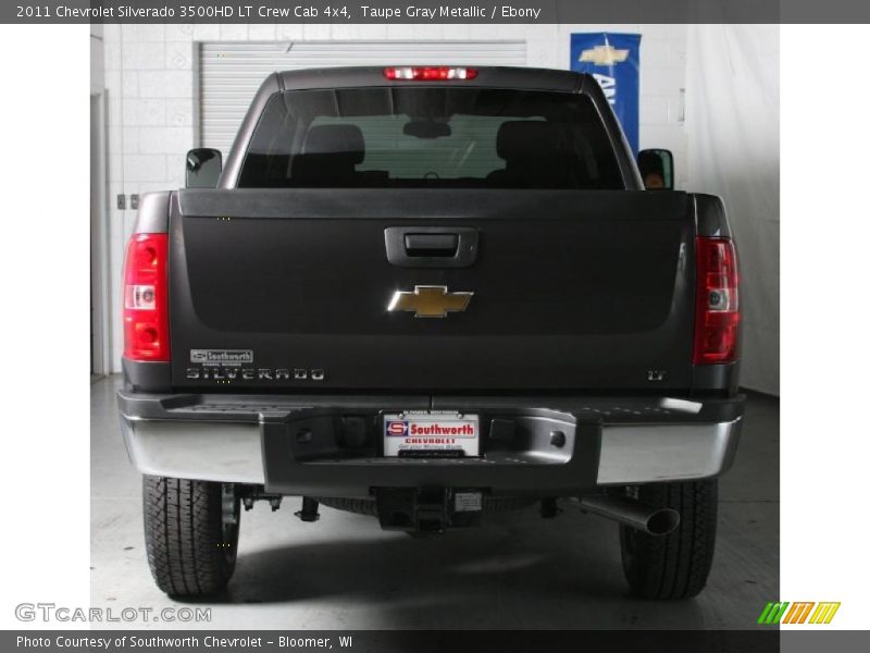 Taupe Gray Metallic / Ebony 2011 Chevrolet Silverado 3500HD LT Crew Cab 4x4