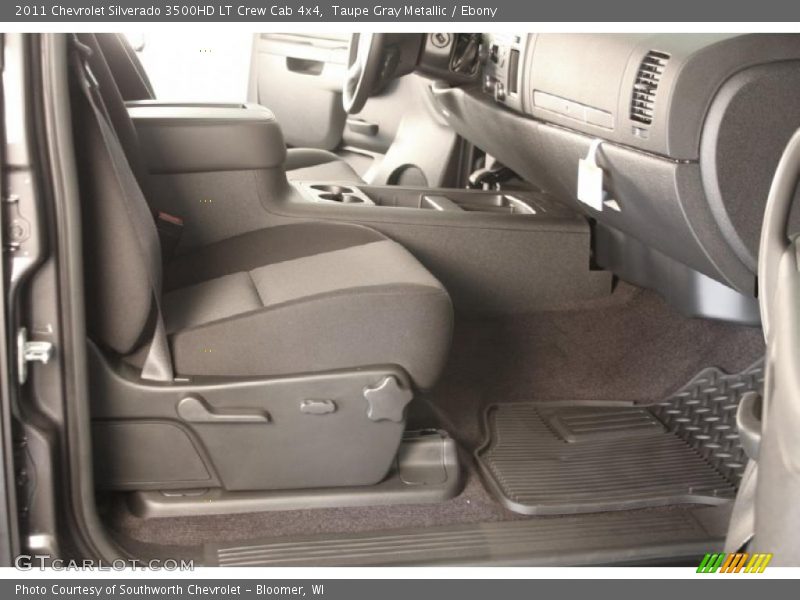 Taupe Gray Metallic / Ebony 2011 Chevrolet Silverado 3500HD LT Crew Cab 4x4